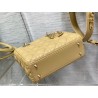 Dior Small Lady Dior My ABCDior Bag in Pastel Yellow Lambskin 460