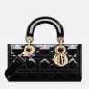 Dior Lady D-Joy Small Bag in Black Patent Calfskin 045