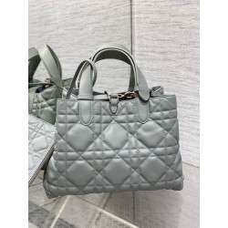 Dior Toujours Medium Bag in Beige Macrocannage Calfskin 158