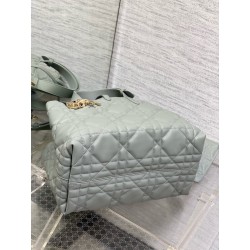 Dior Toujours Medium Bag in Beige Macrocannage Calfskin 158