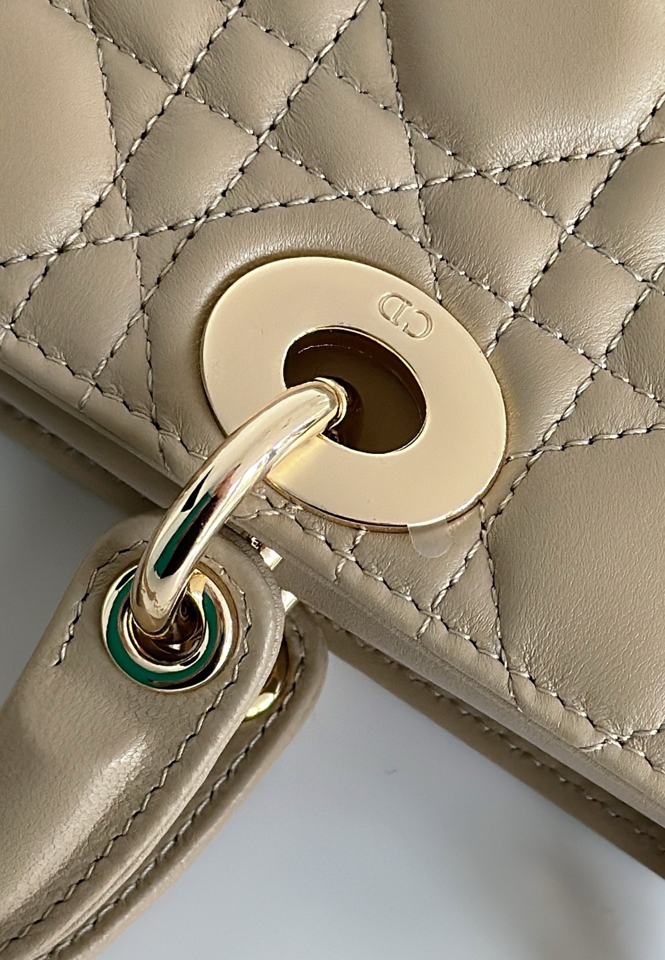 Dior Lady D-Joy Medium Bag In Sand Cannage Lambskin 192