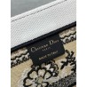 Dior Medium Book Tote Bag in Beige Butterfly Bandana Embroidery  300