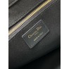 Dior Medium Book Tote Bag with Strap in Black Macrocannage Calfskin 135