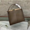 Fendi Brown Peekaboo X Lite Regular Bag 935