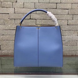 Fendi Pale Blue Peekaboo X Lite Regular Bag 415