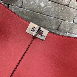 Fendi Red Peekaboo X Lite Regular Bag 231