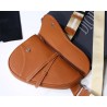 Dior Men's Saddle Belt Bag In Brown Grained Calfskin 546