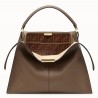 Fendi Brown Peekaboo X Lite Large Bag 309