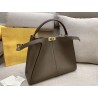 Fendi Brown Peekaboo X Lite Large Bag 309