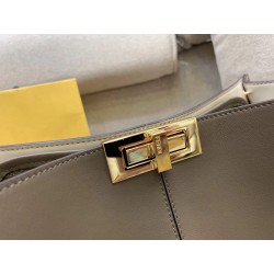 Fendi Brown Peekaboo X Lite Large Bag 309