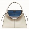 Fendi White Peekaboo X Lite Large Bag 049