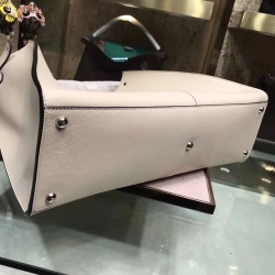 Fendi White Peekaboo X Lite Large Bag 049