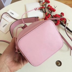 Fendi Mon Tresor Mini Bucket Bag In Pink Calfskin 541