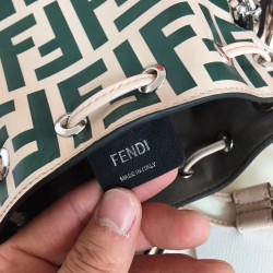 Fendi FF Mon Tresor Mini Bucket Bag In Nude Calfskin 580