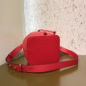 Fendi Small Mon Tresor Bucket Bag In Red Calfskin 846