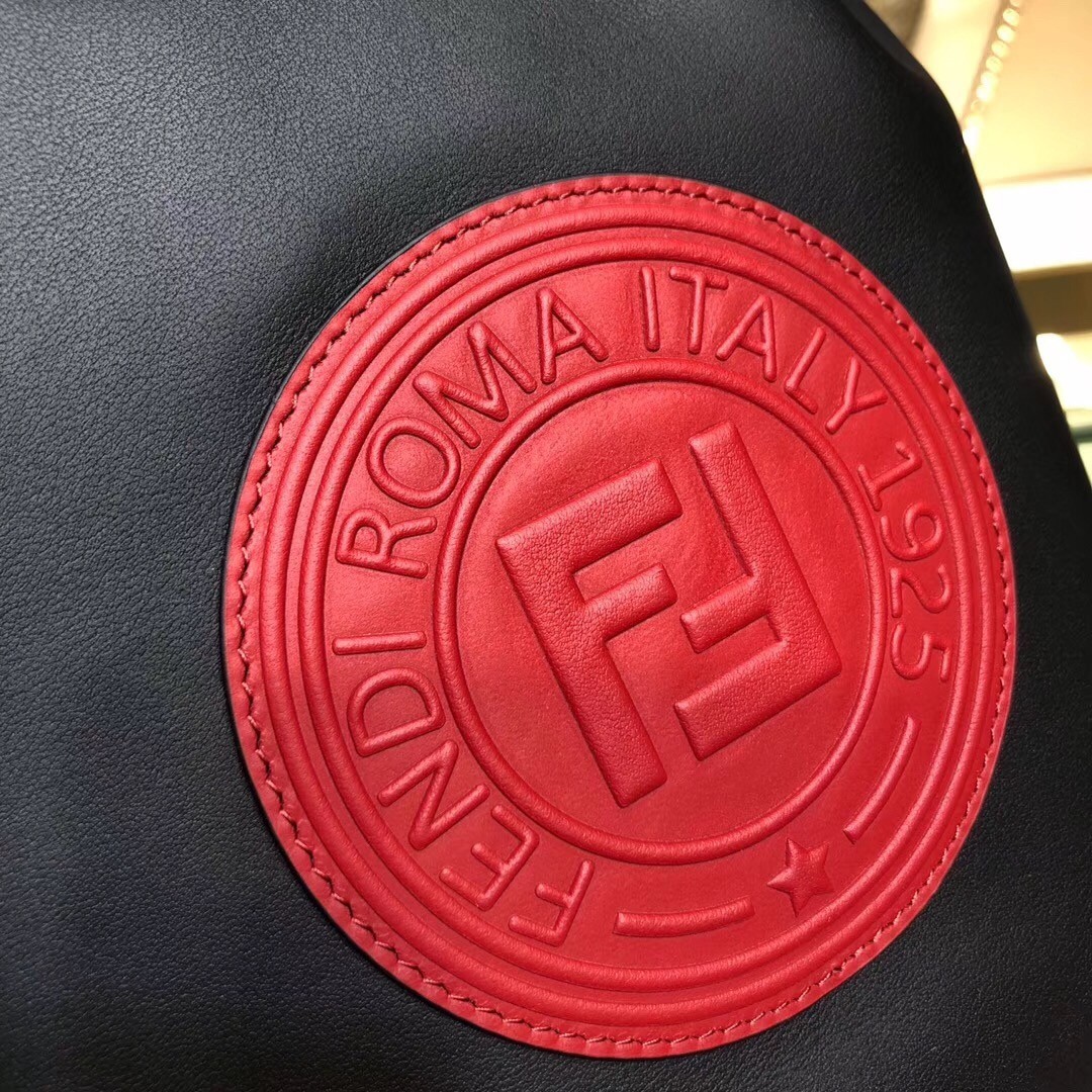 Fendi Small Mon Tresor Red Circle Logo Bag 934
