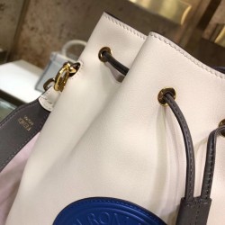 Fendi Small Mon Tresor Blue Circle Logo Bag 962