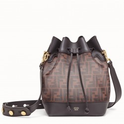 Fendi Mon Tresor Small Bucket Bag In Tech Mesh 139