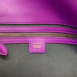 Fendi Purple FF Motif Large Baguette Bag 005