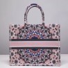 Dior Book Tote Bag In Pink KaleiDiorscopic Canvas 501