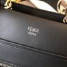 Fendi Small Runaway Bag In Black Calfskin Leather 650