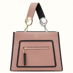 Fendi Small Runaway Bag In Pink Calfskin Leather 231