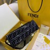 Fendi Black Small PU Runaway Shopper Bag 495