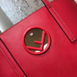 Fendi Cherry Kan I F Logo Shopper Bag 707