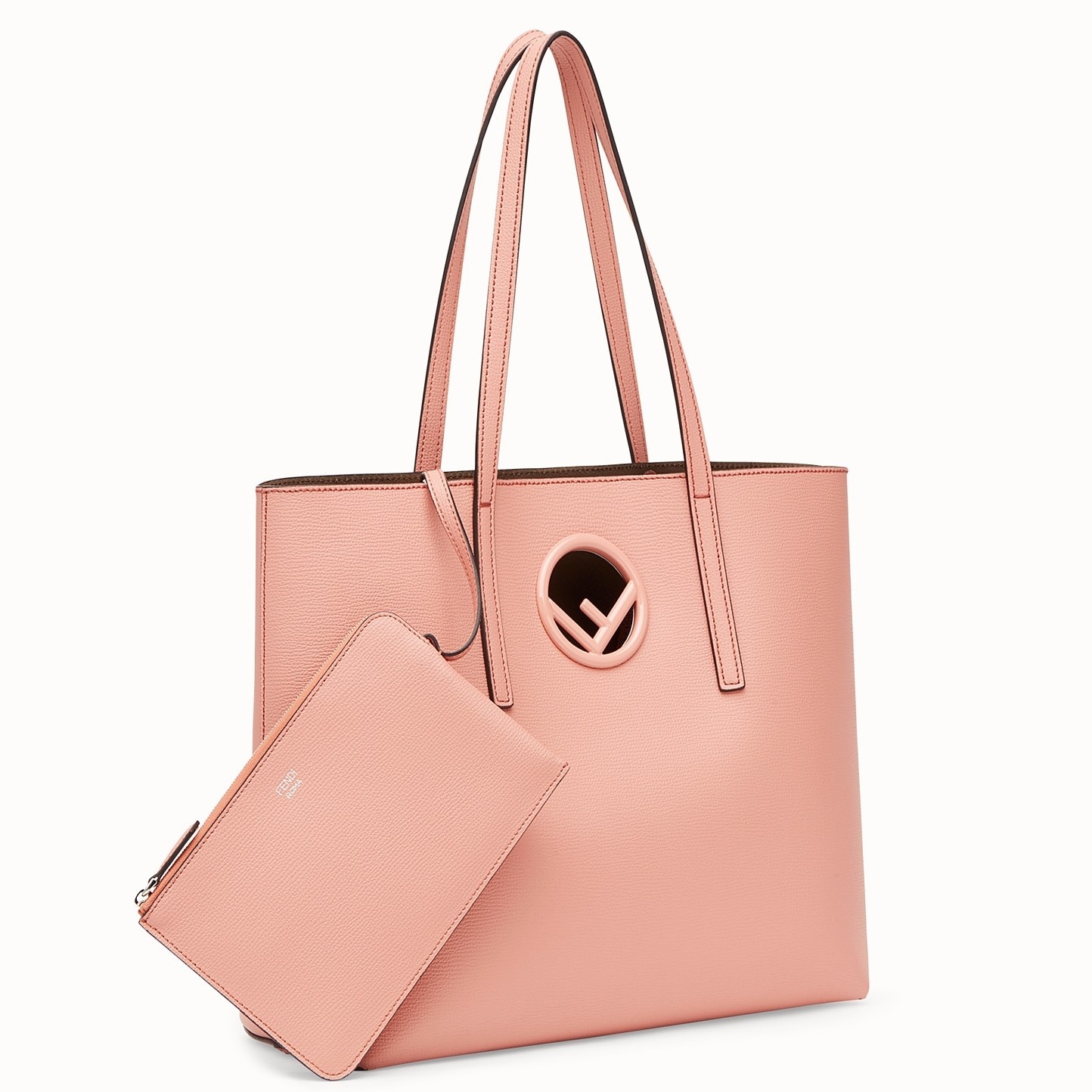 Fendi Pink Kan I F Logo Shopper Bag 790