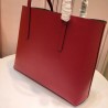 Fendi Red Leather Logo Shopper Bag 921