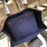 Fendi Glazed Multicolor Fabric Shopper Blue Logo Bag 962
