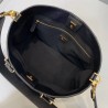 Fendi FF Tote Small Bag In Black Calfskin 755