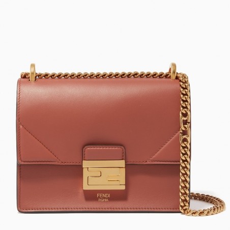 Fendi Small Kan U Bag In Brown Calfskin 841