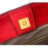 Fendi FF Tote Small Bag In Red Calfskin 819