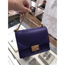 Fendi Small Kan U Bag In Purple Calfskin 424