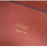 Fendi Small Kan U Bag In White Perforated Calf Leather 613