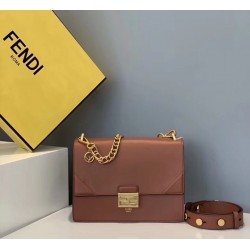 Fendi Kan U Bag In Brick Red Calfskin 638