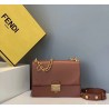 Fendi Kan U Bag In Brick Red Calfskin 638