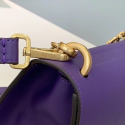 Fendi Kan U Bag In Purple Calfskin 532