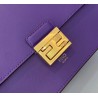 Fendi Kan U Bag In Purple Calfskin 532