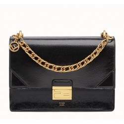 Fendi Kan U Bag In Black Glossy Lambskin 051