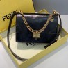 Fendi Kan U Bag In Black Glossy Lambskin 051