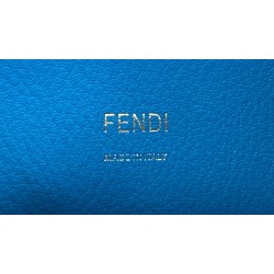 Fendi Kan U Shoulder Bag In Multicolor Leather and Suede 093