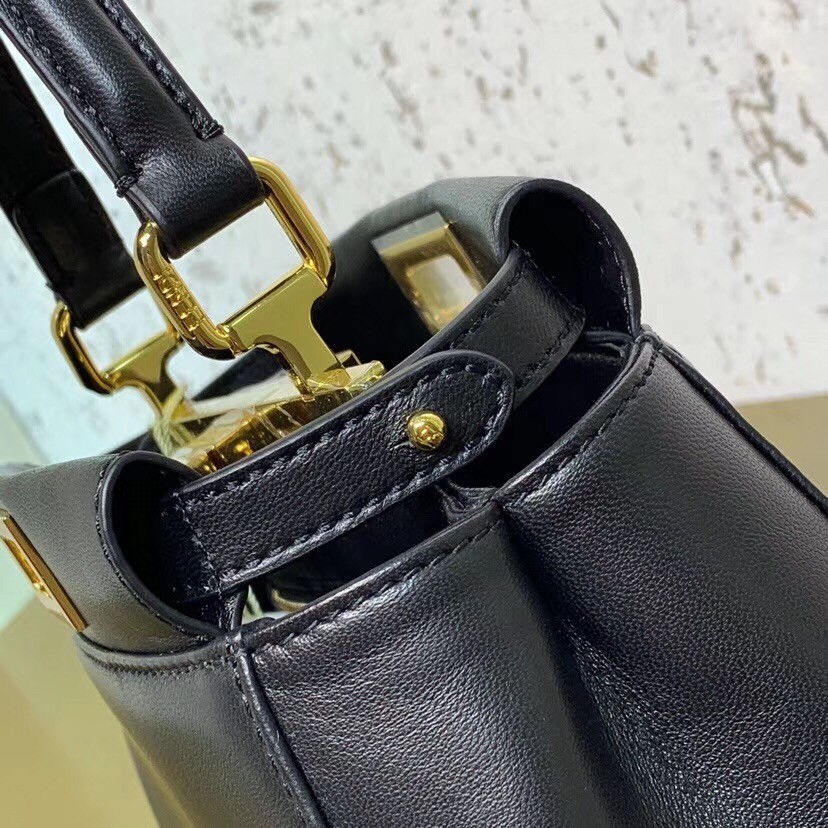 Fendi Peekaboo XS Bag In Black Nappa Leather 445