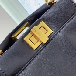 Fendi Peekaboo XS Bag In Black Nappa Leather 445