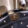 Fendi Peekaboo XS Bag With Star Studs In Black Nappa Leather  741