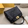 Fendi Peekaboo XS Bag With Star Studs In Black Nappa Leather  741