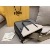 Fendi Regular Flip Tote Bag In Grey Calfskin 020