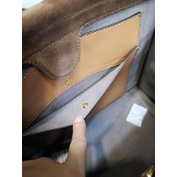 Fendi Large Flip Tote Bag In Brown Calfskin 118
