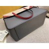 Fendi Large Flip Tote Bag In Grey Calfskin 272